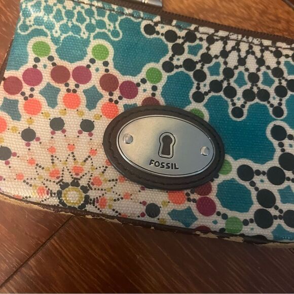 Vintage Fossil Key/Card Pouch - Picture 2 of 9